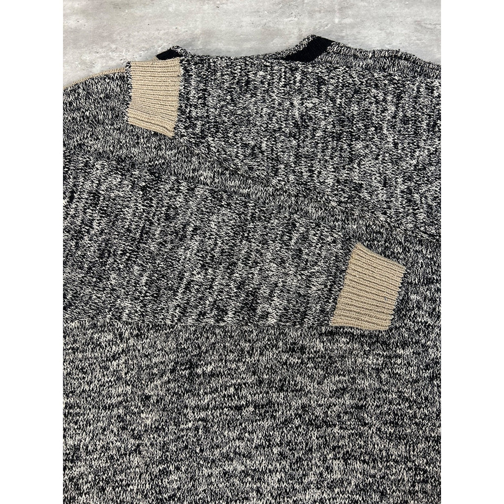 Vintage Croft & Barrow Abstract Print Pullover Knit Sweater Size Medium