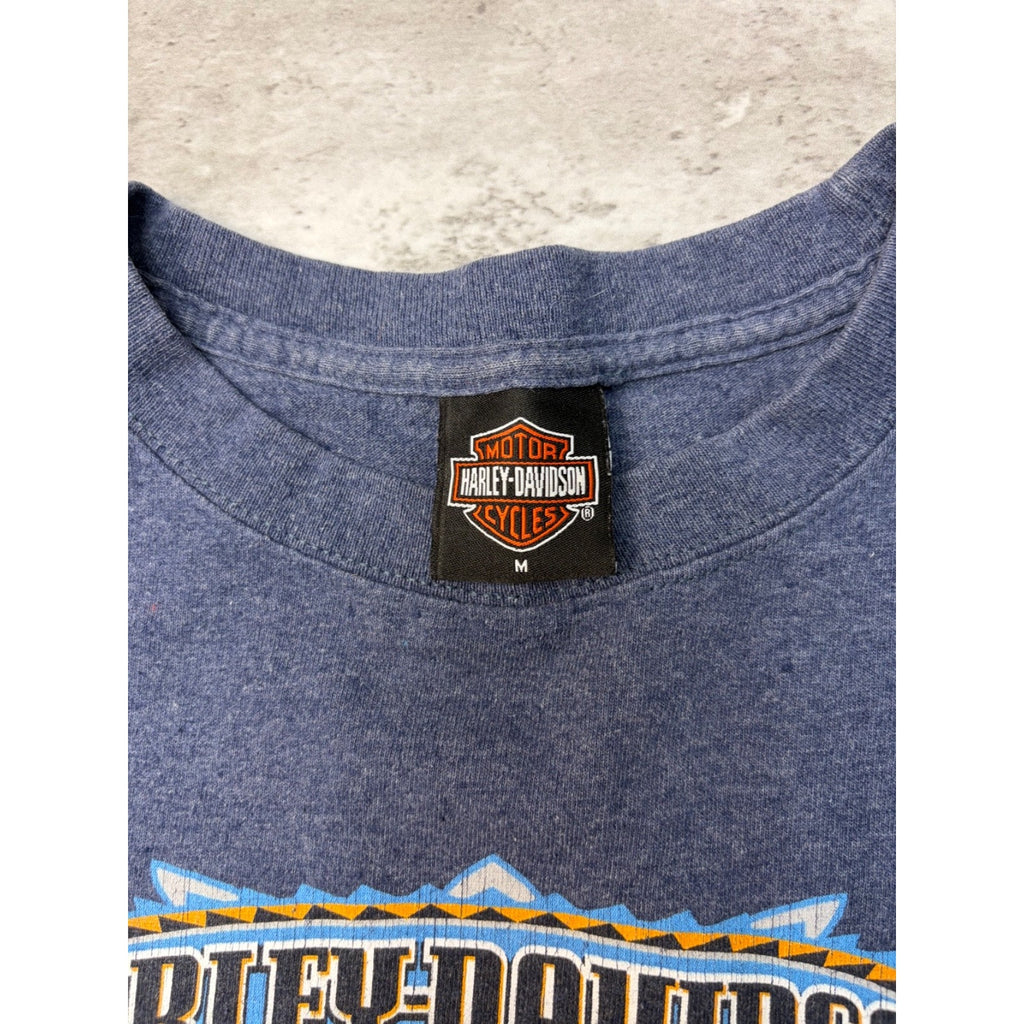 Vintage 2005 Harley Davidson Graphic Spellout T-Shirt Size Medium