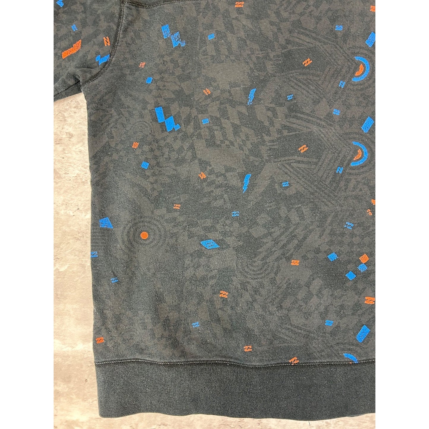 Vintage Y2K Billabong Embroidered Spellout Full Zip Hooded Sweatshirt Size XL