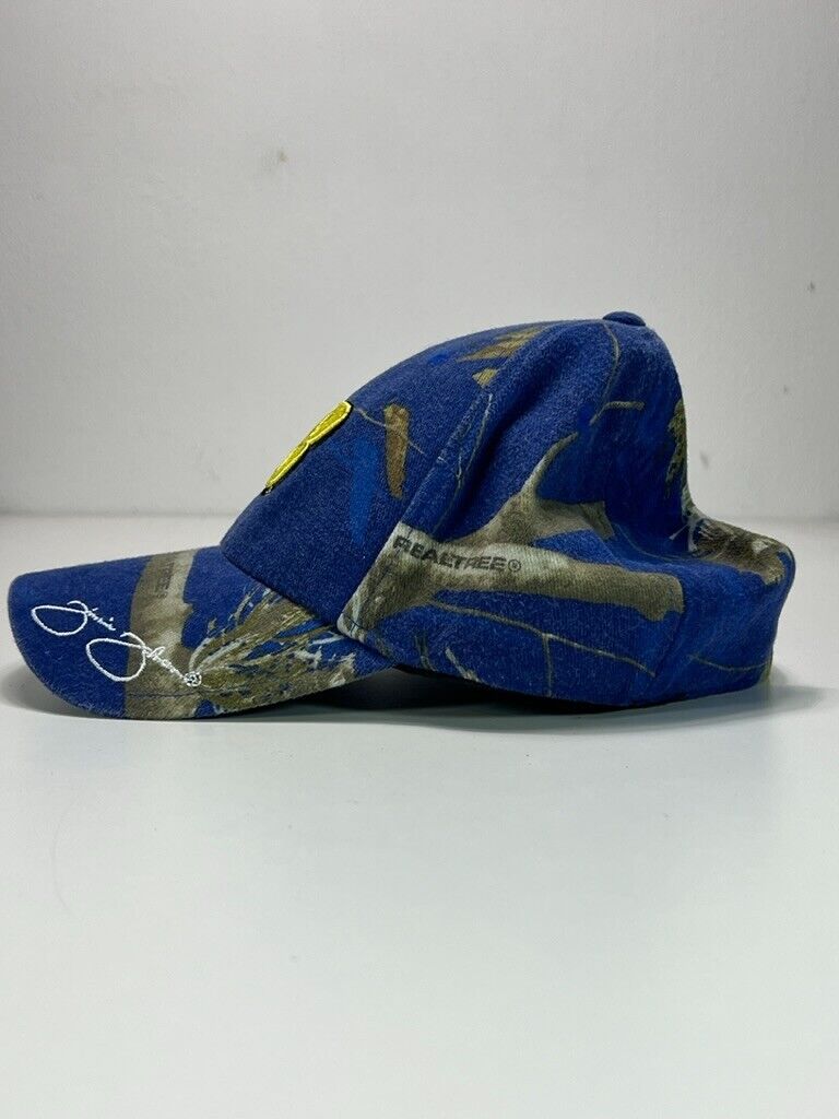 Vintage Jimmy Johnson #48 Nascar Embroidered Realtree Strapback Hat OSFA