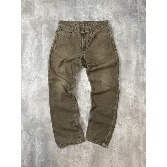 Vintage Gap Standard Fit Casual Style Corduroy Pants Size 34 Brown