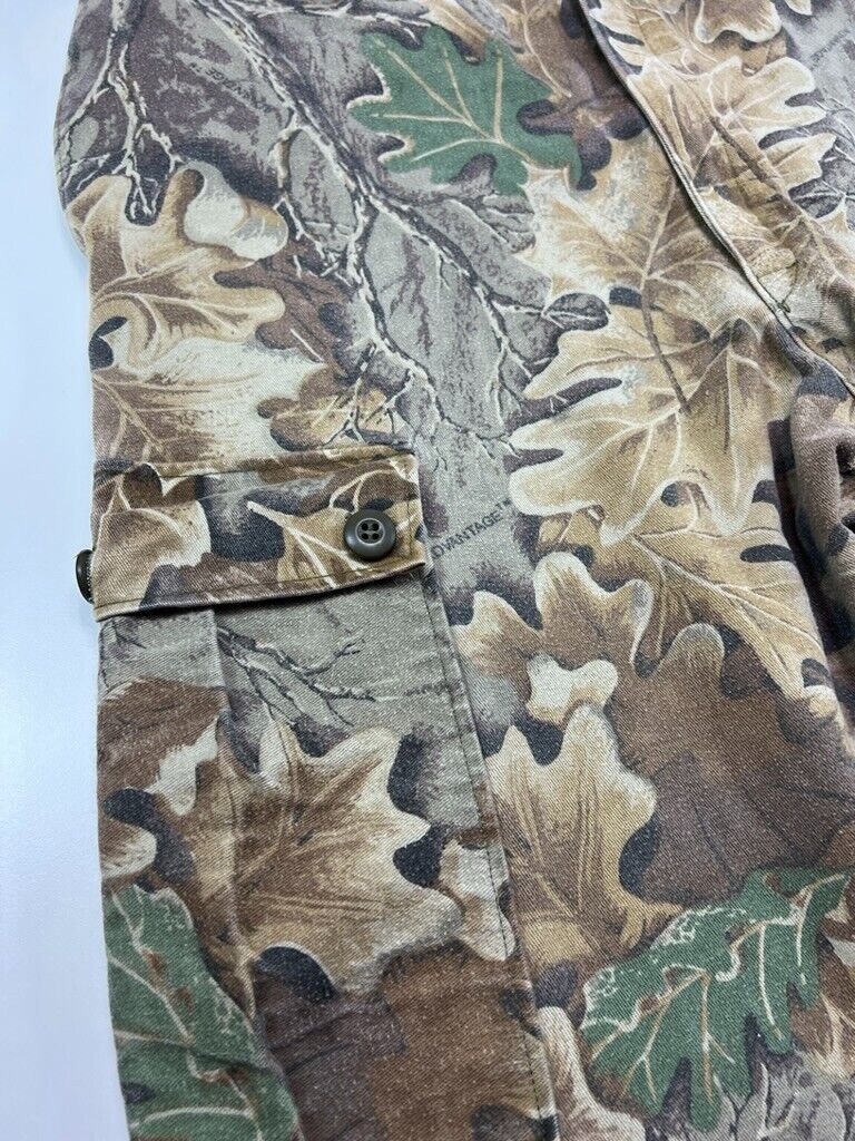 Vintage 90s Scent-Lock Real Tree Advantage Camo Cargo Pants Size 40W