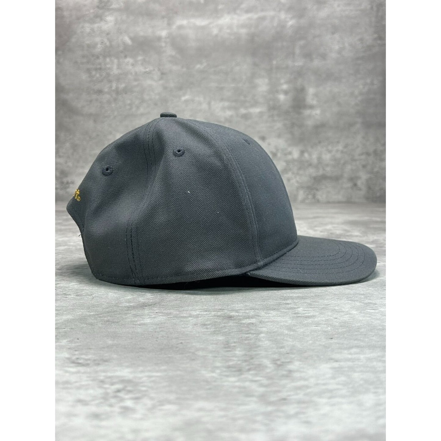 Carhartt Canvas Workwear Embroidered Patch Snapback Hat OSFA Gray