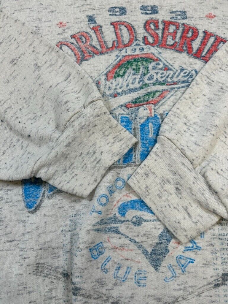 Vintage 1993 Toronto Blue Jays World Series Champs MLB Graphic Sweatshirt Large