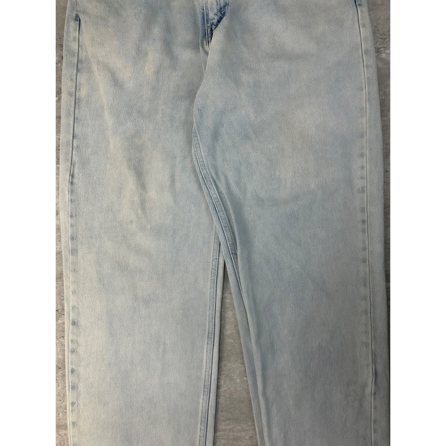 Vintage Levis Silvertab Loose Fit Light Wash Baggy Denim Pants Size 37
