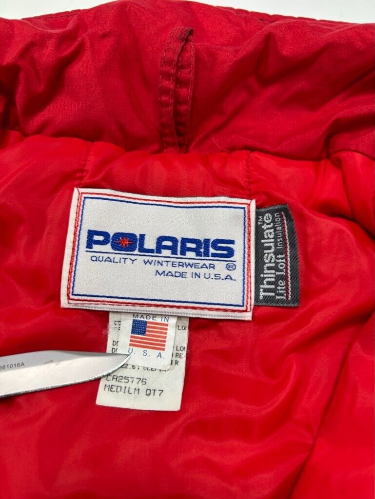 Vintage 90s Polaris Indy Thinsulate Full Zip Nylon Jacket Size Medium