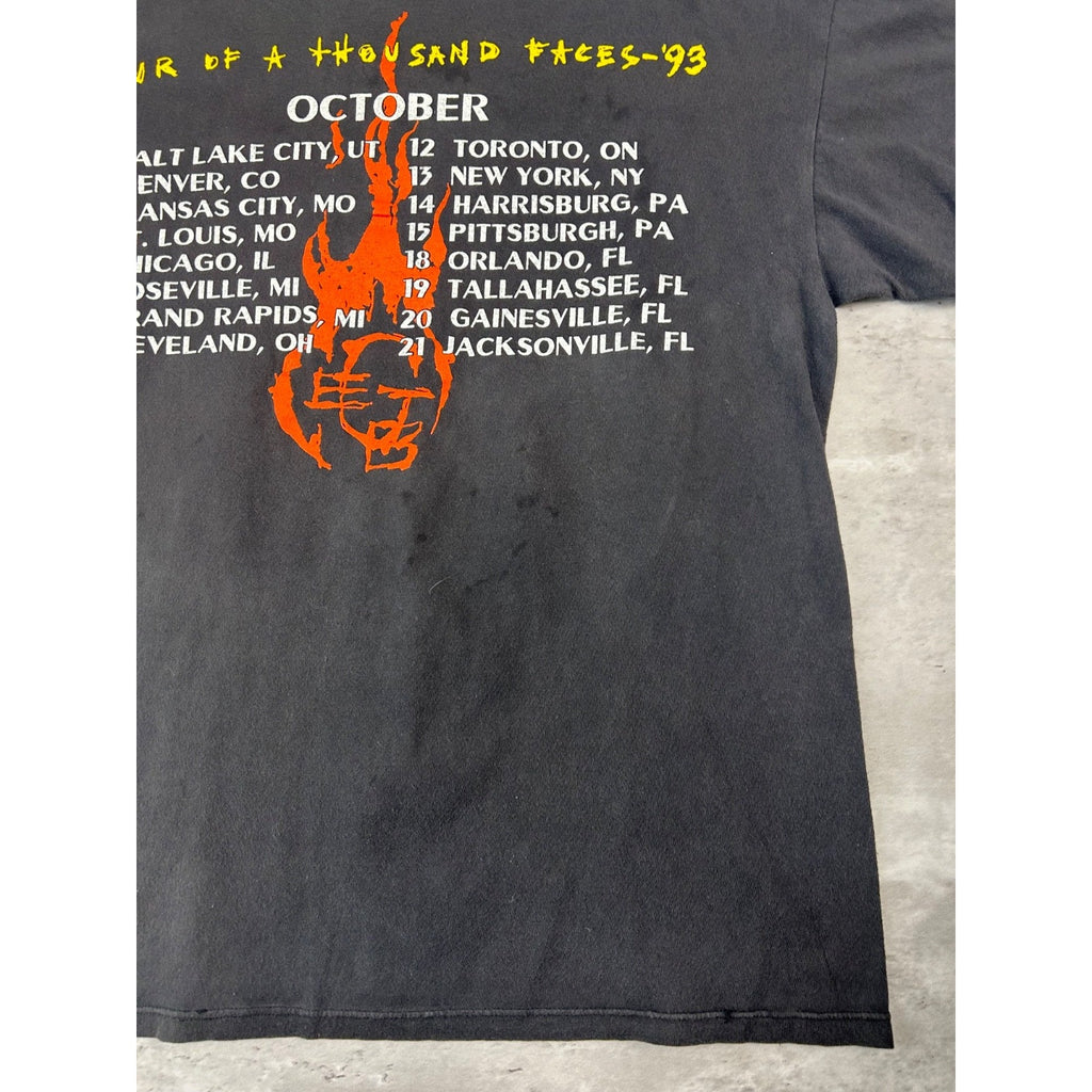 Vintage 90s The Eric Gales Band Tour Of A Thousand Faces Music T-Shirt Sz Large