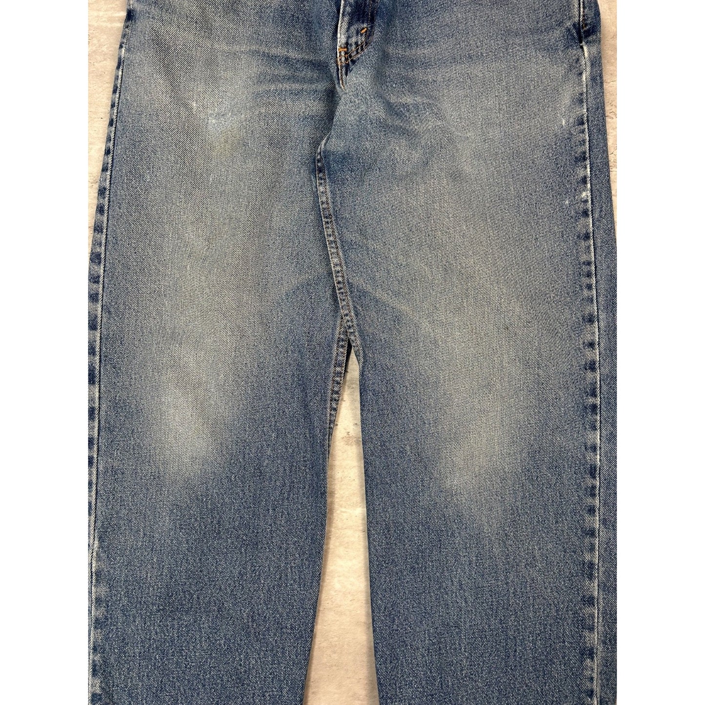 Vintage Levis 550 Red Tab Medium Wash Denim Pants Size 33