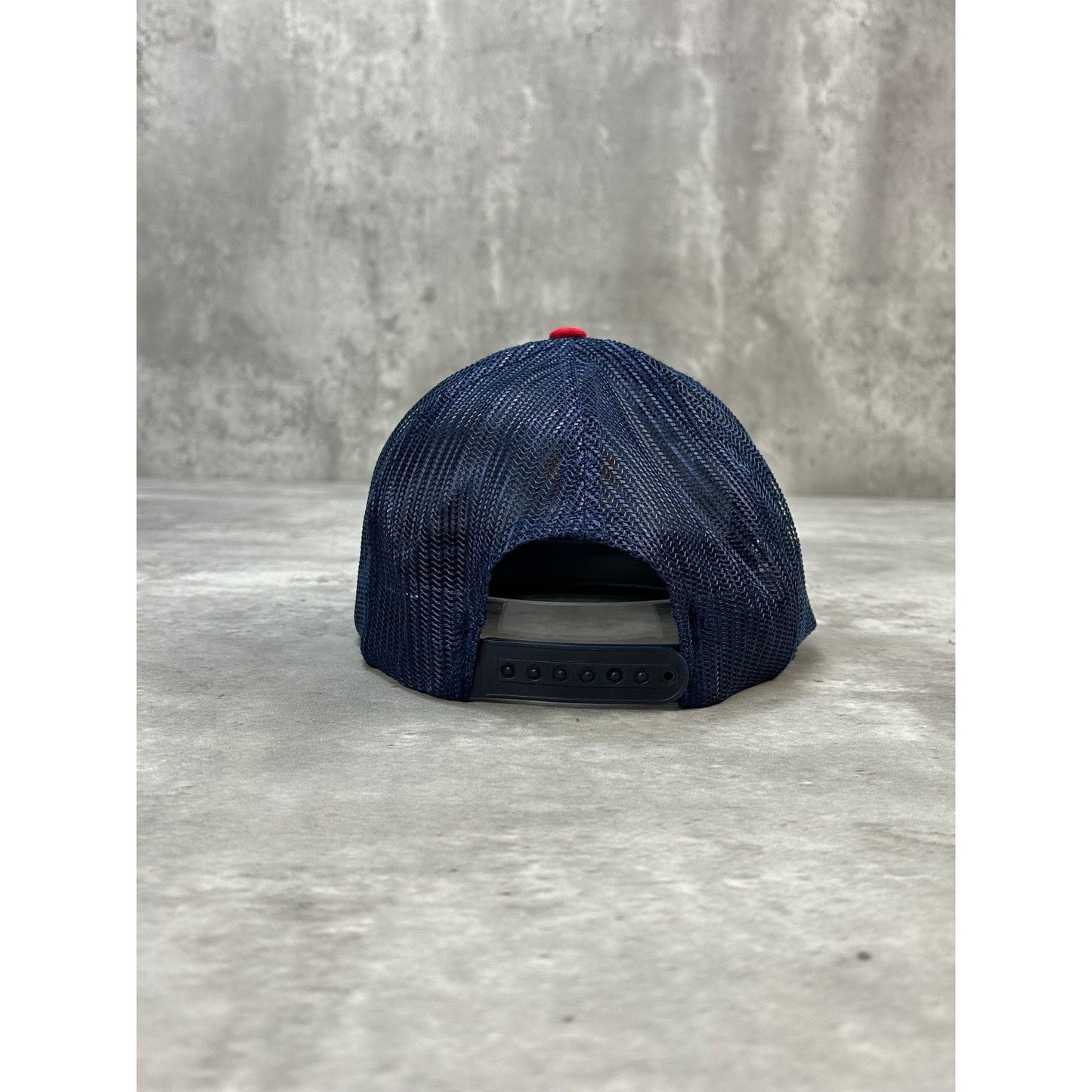 Vintage 80s California Angels MLB Embroidered Logo Trucker Snapback Hat OSFA