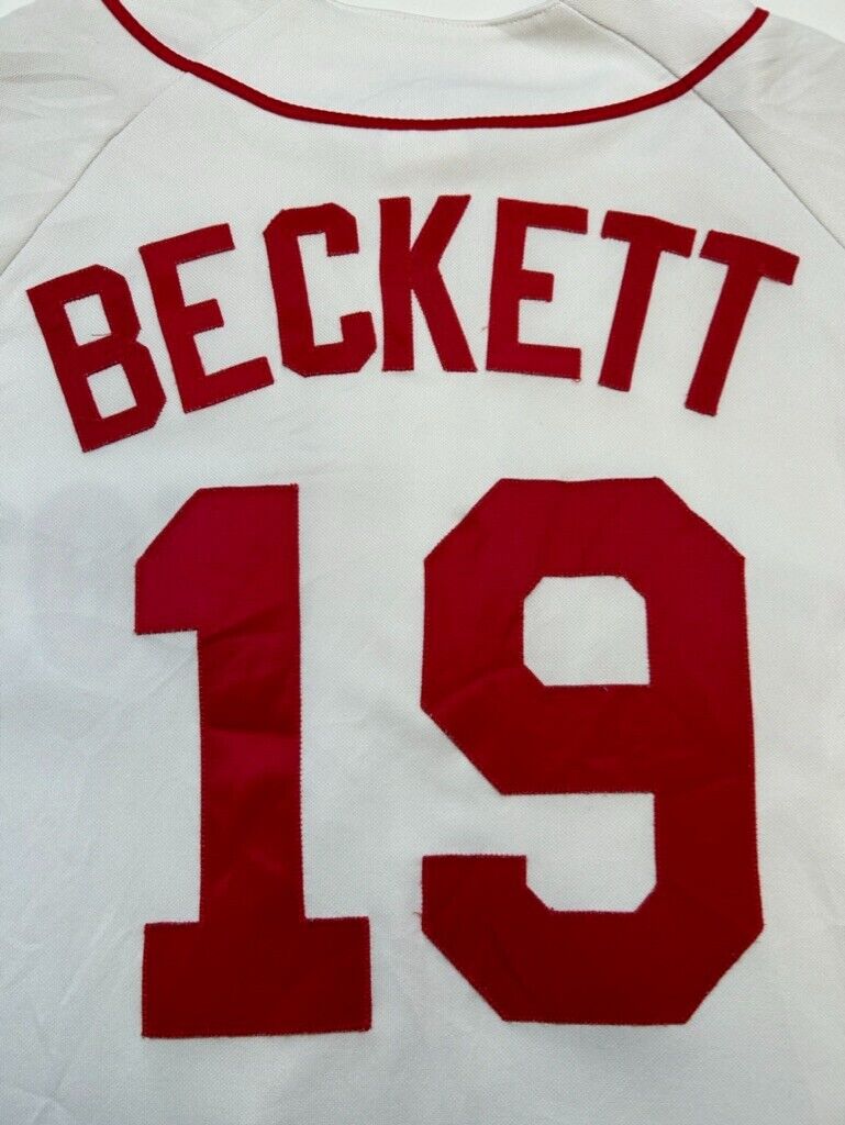 Josh Beckett #19 Boston Red Sox MLB Stitched Majestic Jersey Size 2XL White