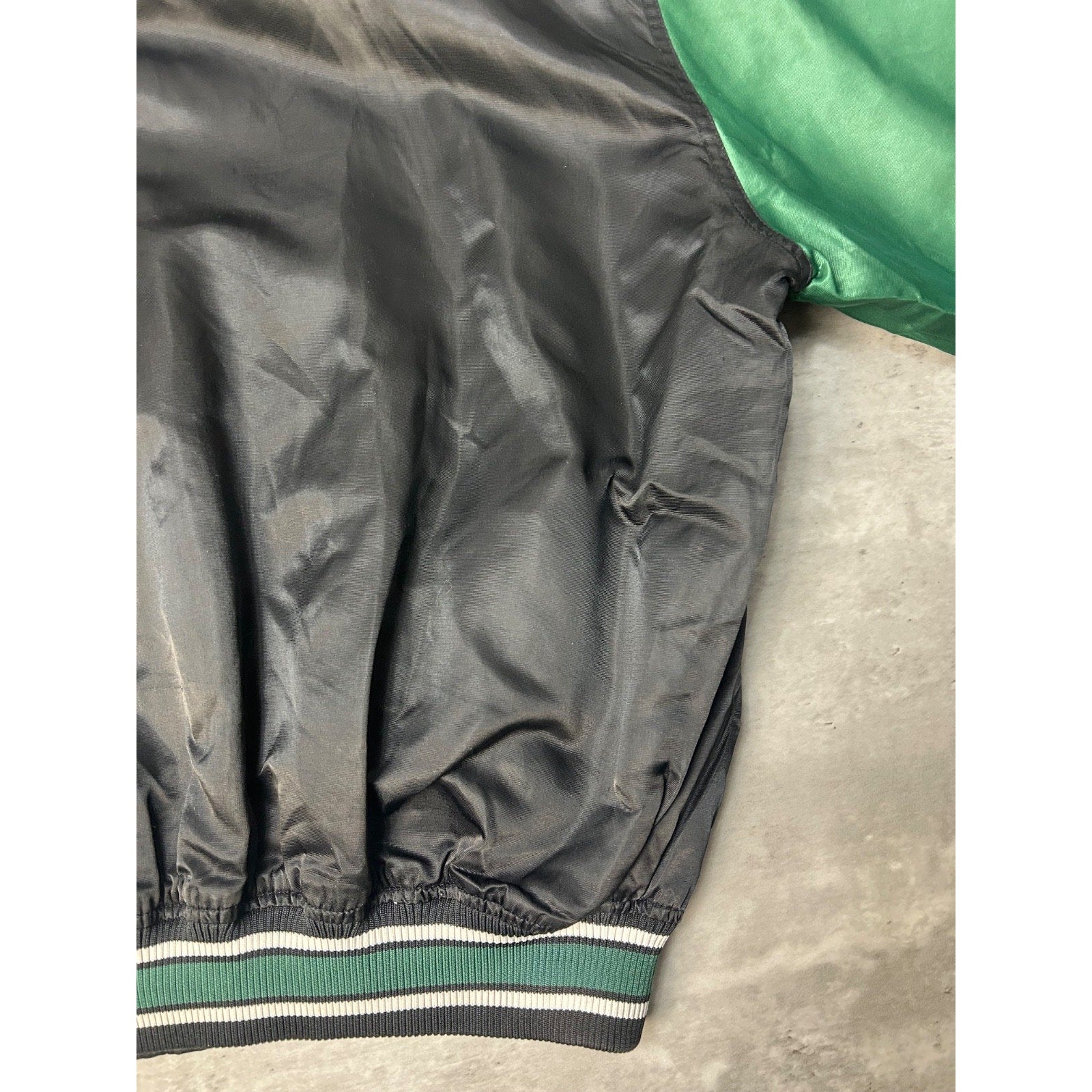 Vintage 90s Buffalo Bisons MiLB Starter Satin Bomber Jacket Size XL