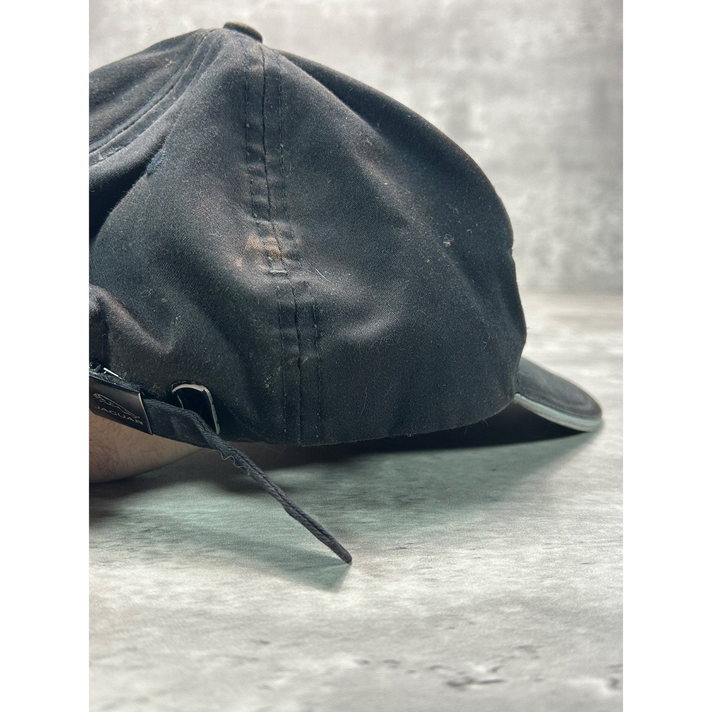 Vintage Jaguar Car Logo Graphic Strapback Hat OSFA