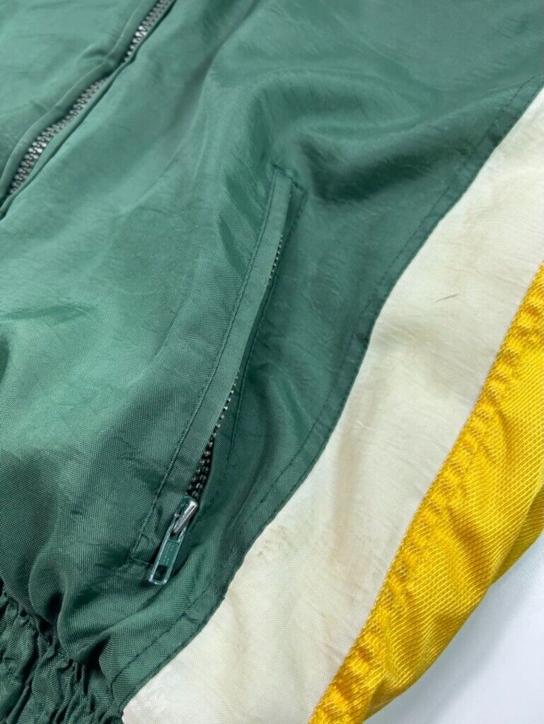 Vintage 90s Green Bay Packers NFL Embroidered Insulated Full Zip Jacket Size XL