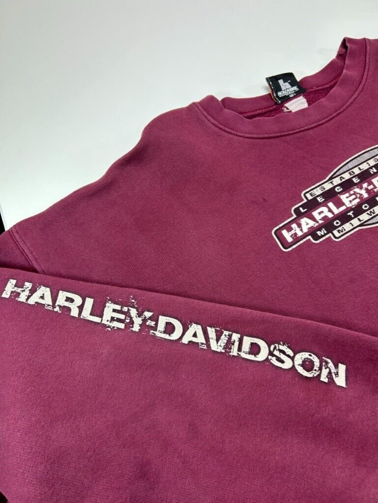 Vintage 2002 Harley Davidson Take A Ride In The Country Sweatshirt Size 2XL