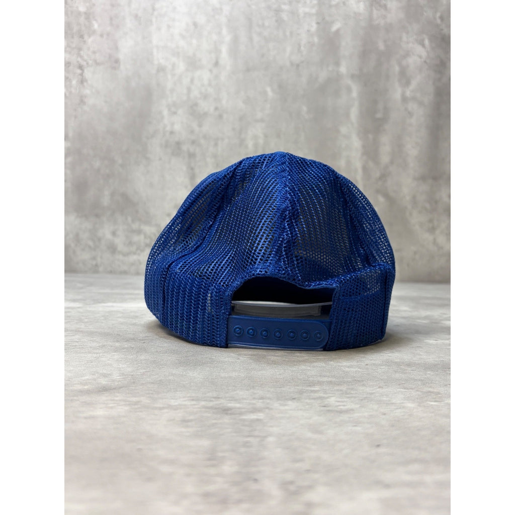 Vintage 80s Wanted Woman To Cock And Clean Fish Trucker Snapback Hat OSFA