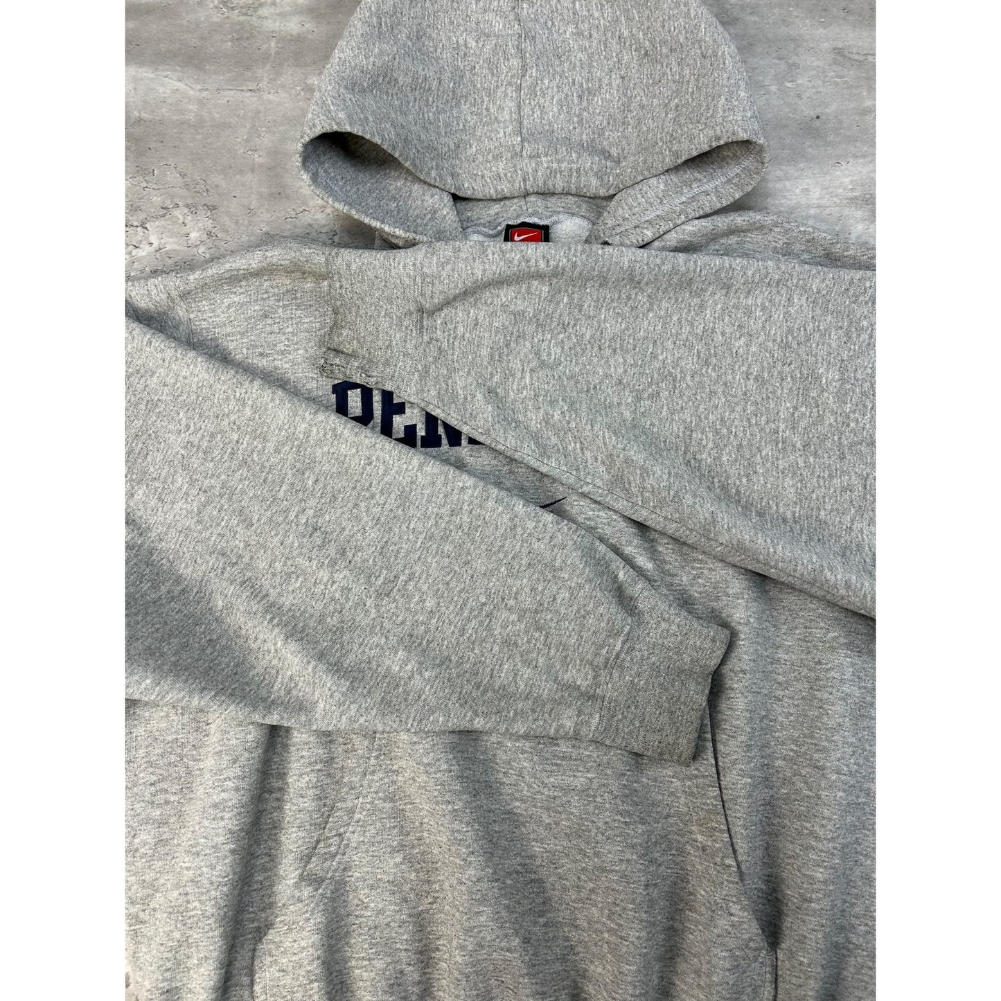 VTG Penn State Nittany Lions NCAA Nike Middle Swoosh Hooded Sweatshirt Sz Medium