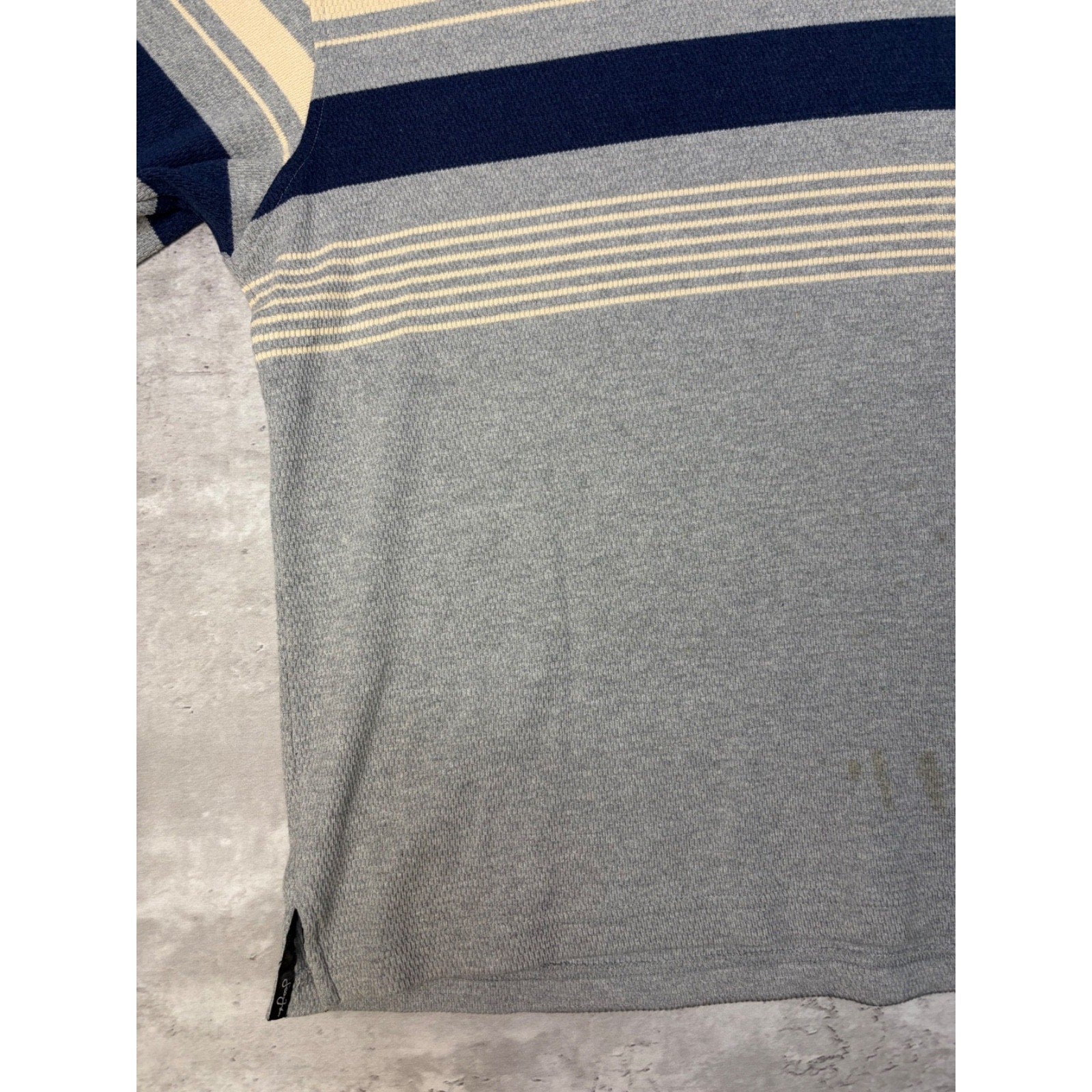 Vintage Y2K Sean John Embroidered Logo Striped Pullover Knit Sweater Size 2XL