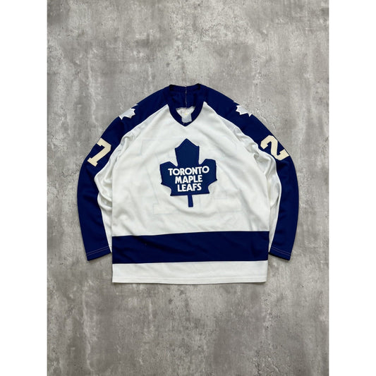 Vintage 90s Darryl Sittler #27 Toronto Maple Leafs NFL Stitched Jersey Sz Medium