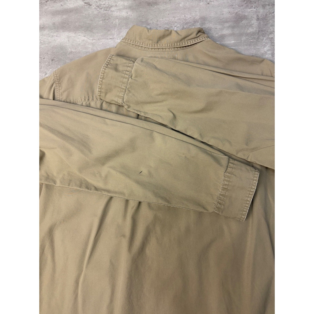 Vintage Polo Ralph Lauren Double Pocket Long Sleeve Button Up Shirt Size Large