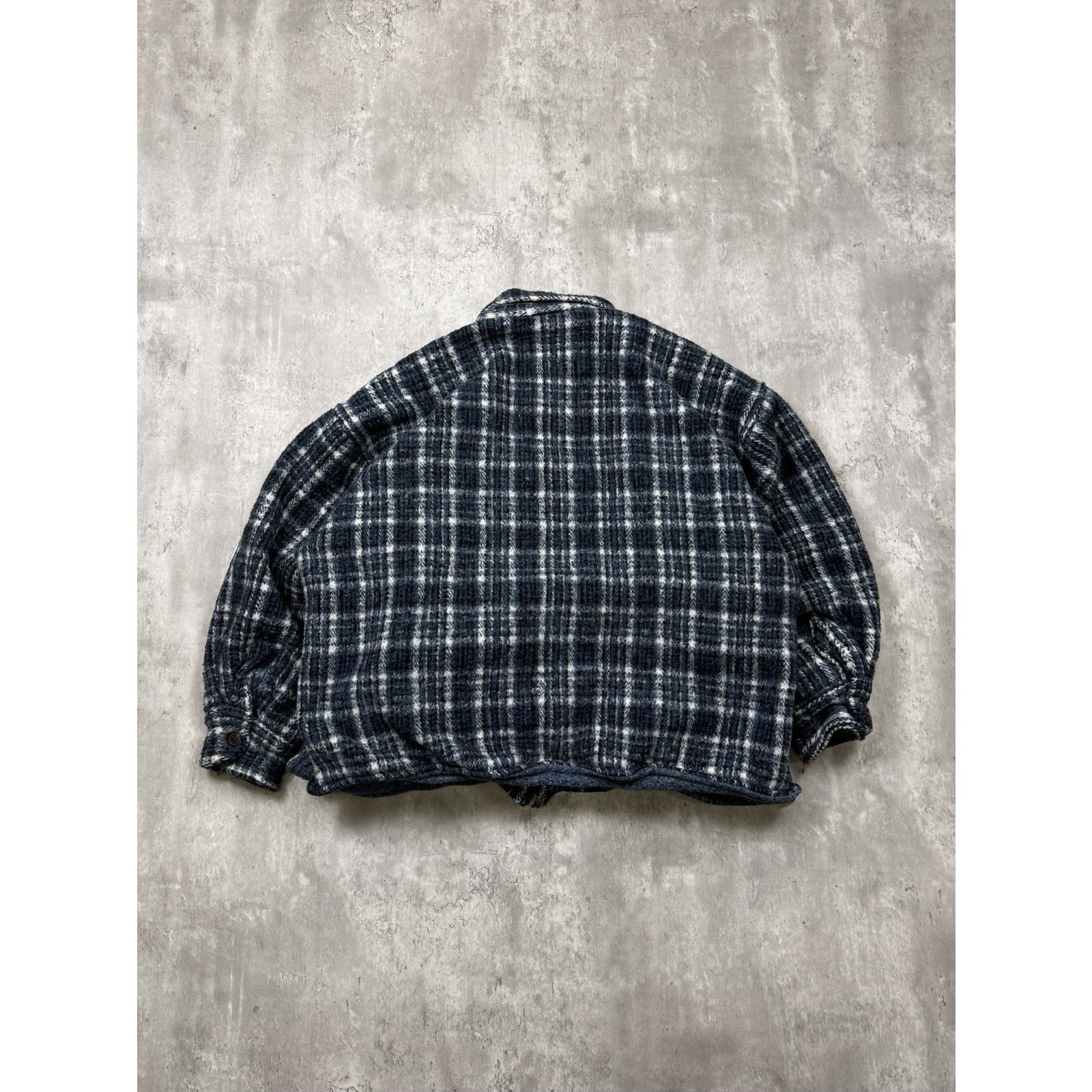 Vintage Earth Ragz Plaid Heavyweight Full Zip Jacket Size Large