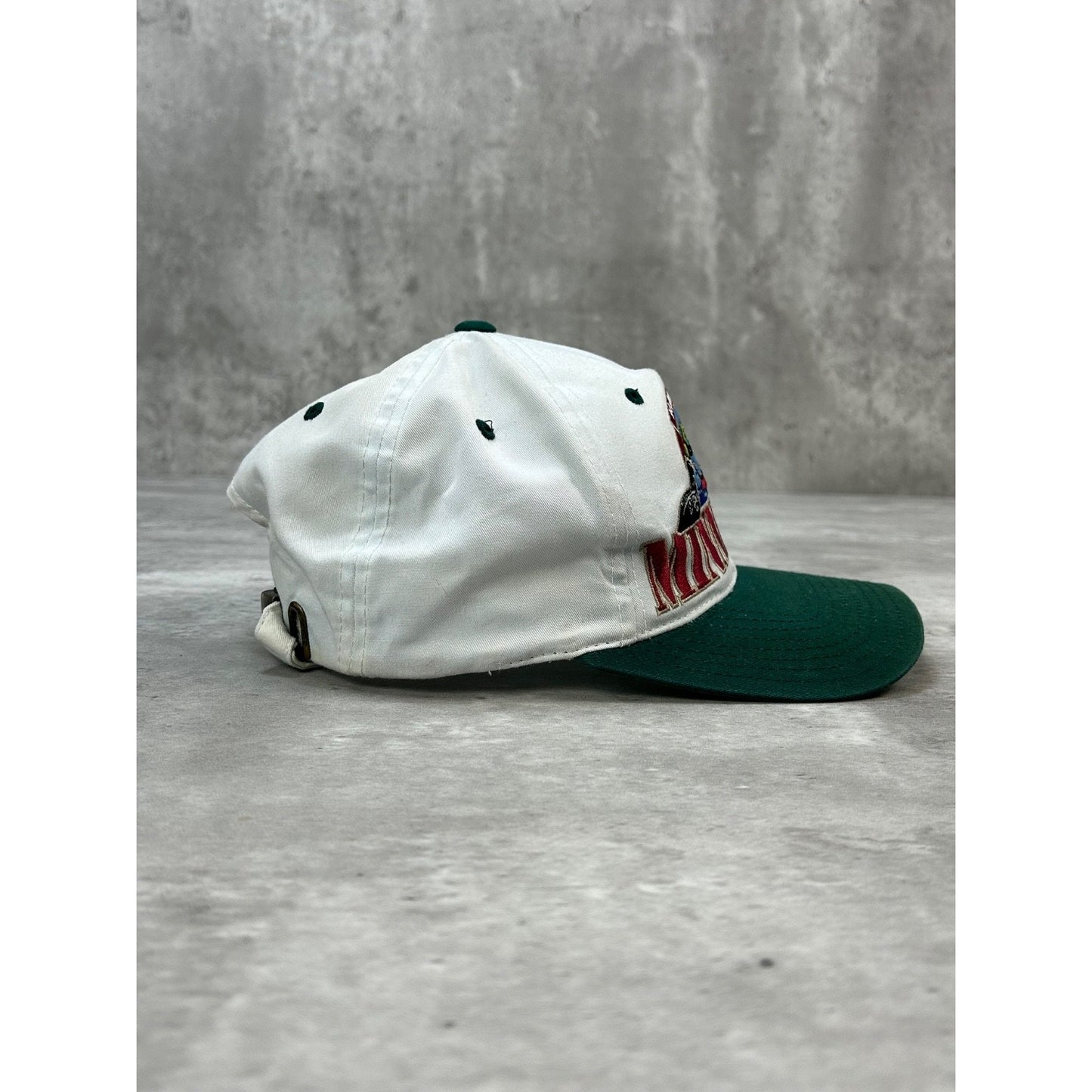 Vintage 1996 Minnesota Embroidered Spellout Destination Snapback Hat OSFA