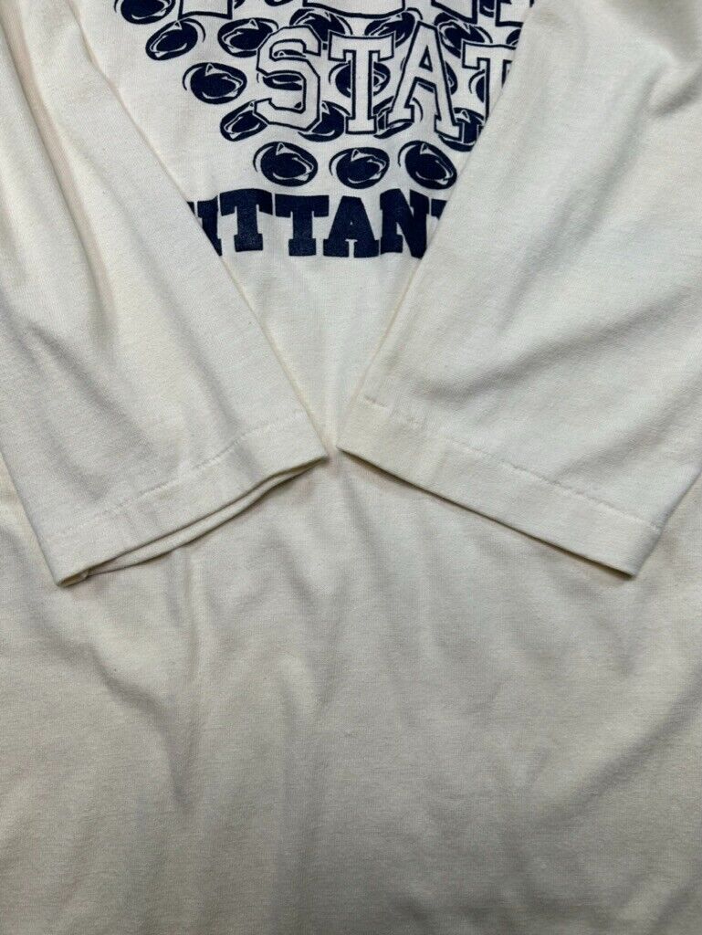 Vintage 80s/90s Penn State Nittany Lions NCAA Football Jersey T-Shirt Size XL