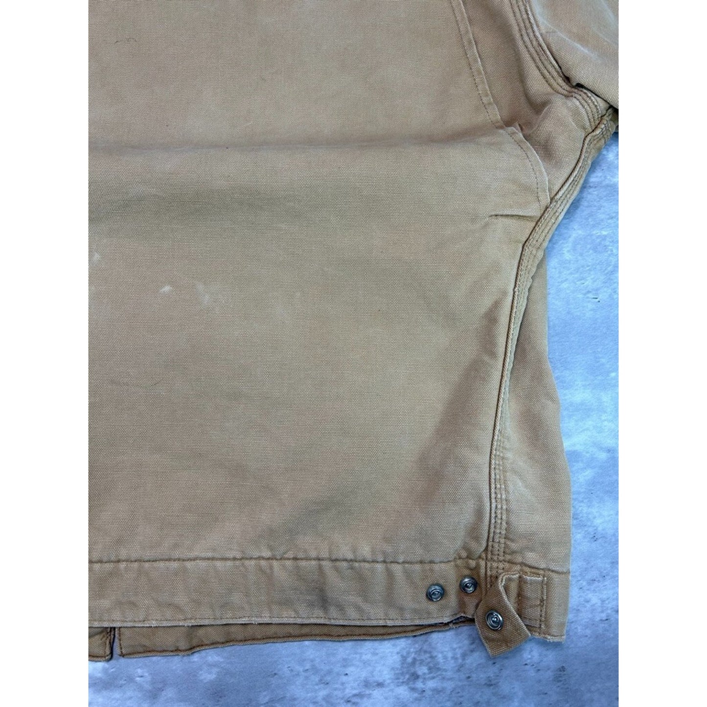 Vintage 90s Carhartt Blanket Lined Canvas Workwear Detroit Jacket Size XL