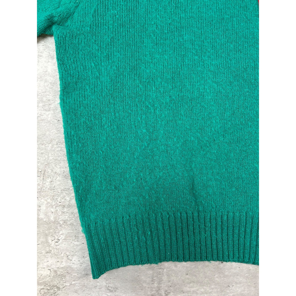 Vintage 90s U.S. Polo Assn. Embroidered Crest Pullover Knit Sweater Size Small