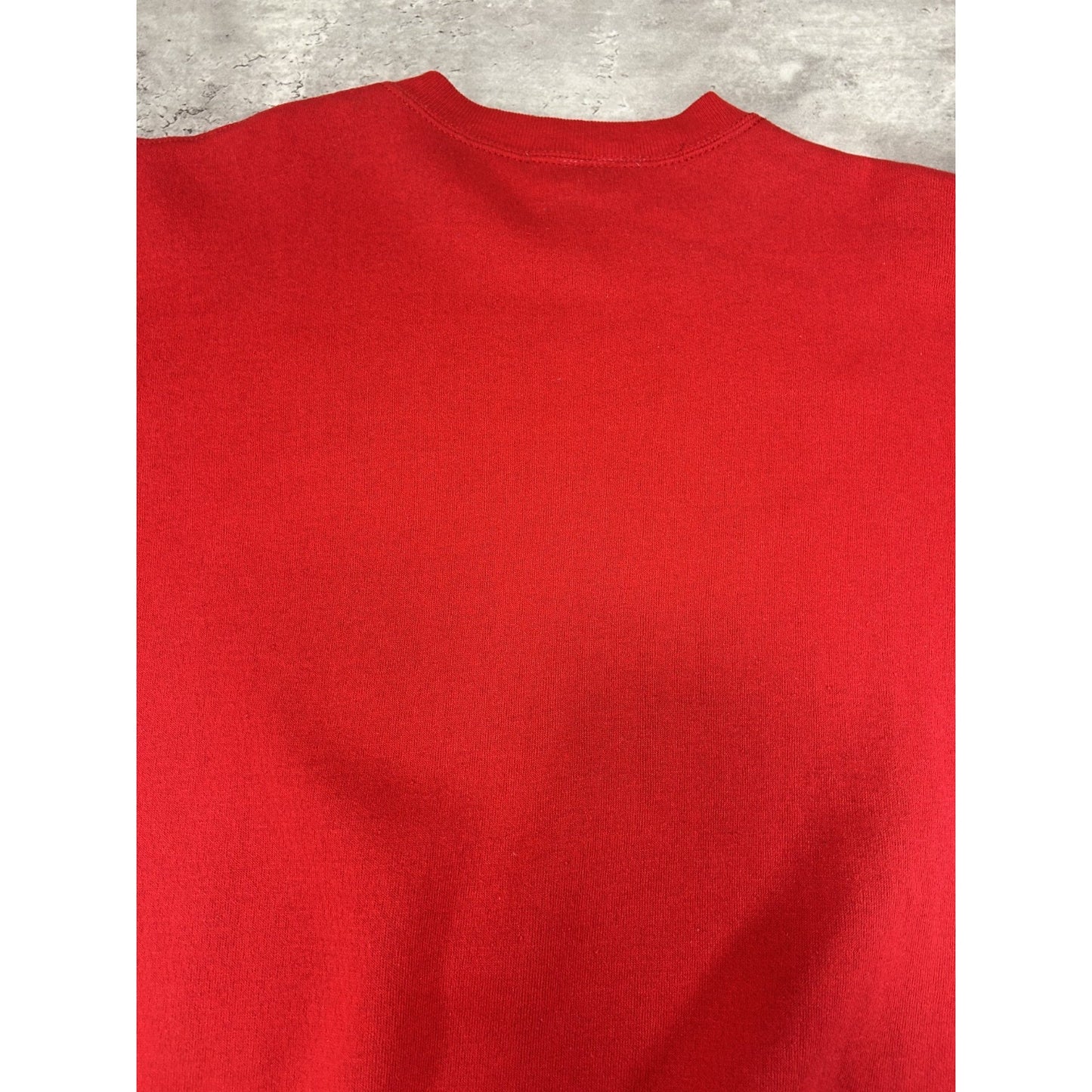 Vintage 80s Detroit Red Wings NHL Starter Spellout Graphic Sweatshirt Size Large