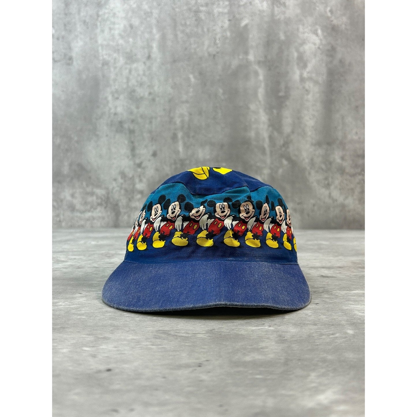 Vintage 80s/90s Disney Mickey Mouse Cartoon Character Flex Fit Hat OSFA