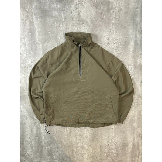 Vintage Suncruz 1/4 Zip Lightweight Nylon Pullover Windbreaker Jacket Sz Medium