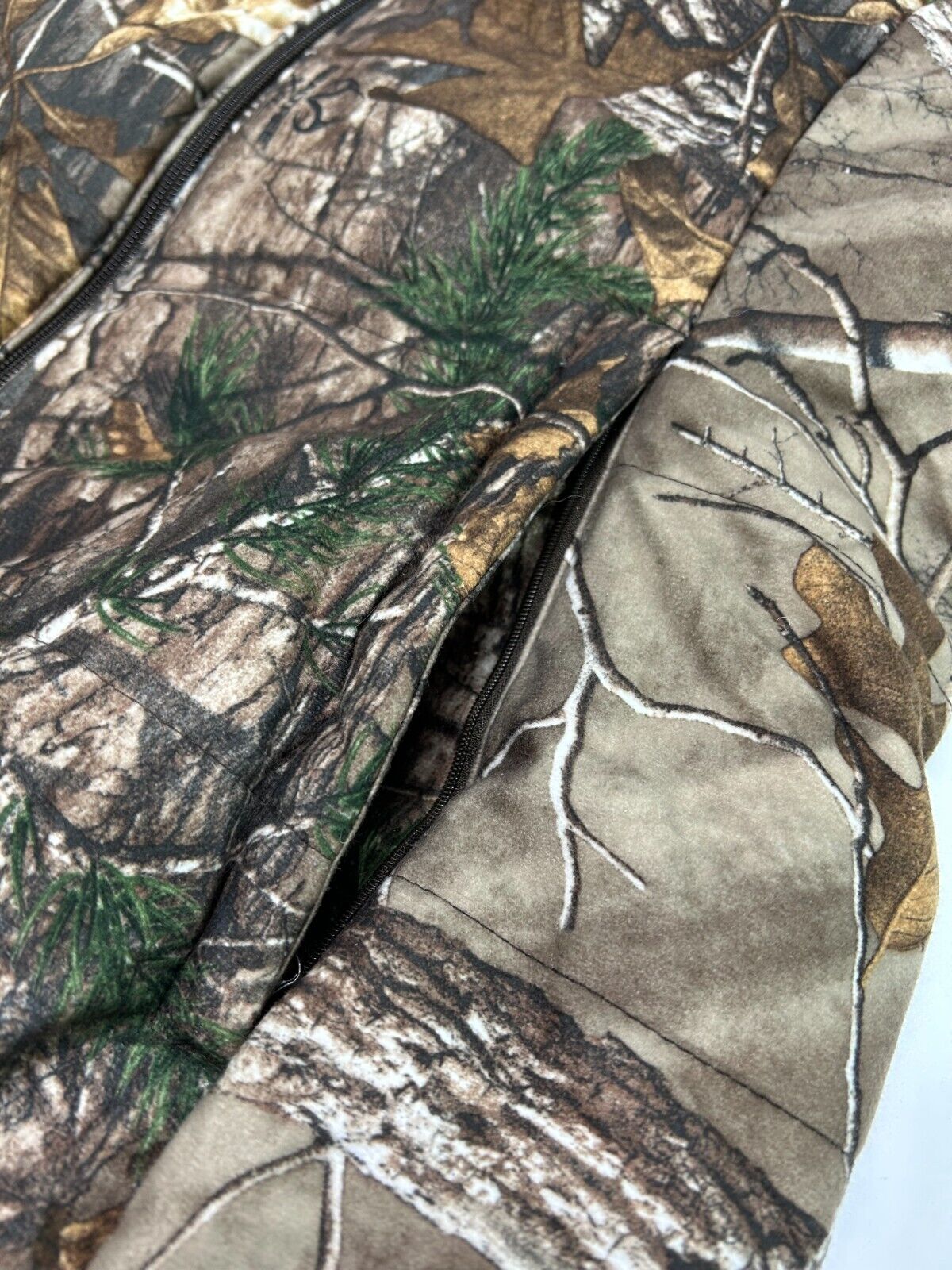 Real Tree Xtra Insulated Hooded Full Zip Camo Hunting Jacket Size Large