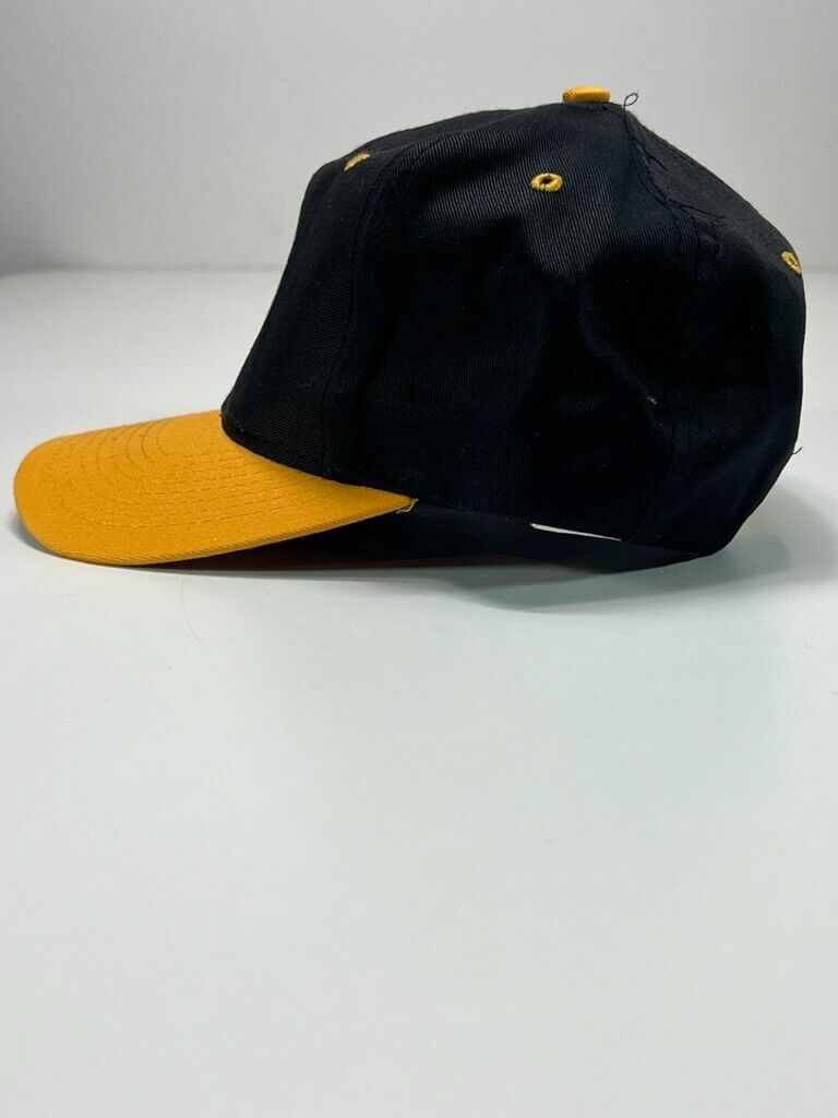 Vintage 90s Pittsburgh Steelers NFL Embroidered Logo 7 Snapback Hat OSFA