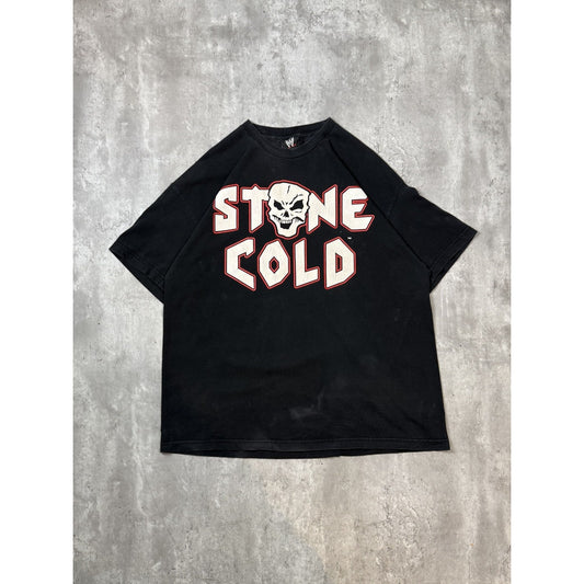 Vintage WWE Stone Cold Steve Austin Bullet Proof Wrestling T-Shirt Size 2XL