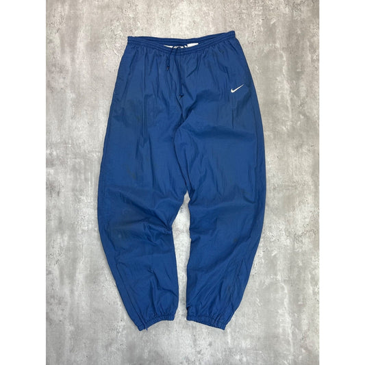 Vintage Nike Embroidered Mini Swoosh Splash Pants Size XL YOUTH Blue
