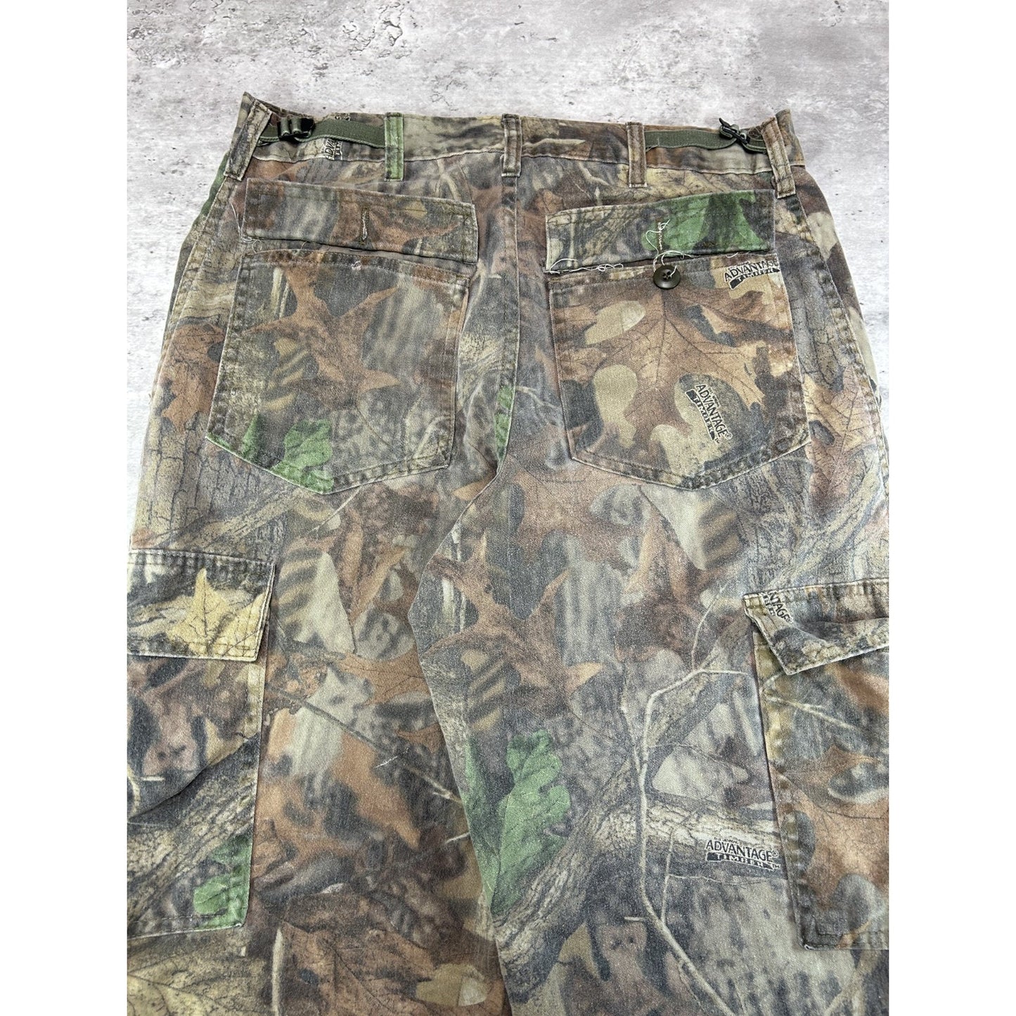 Vintage 90s Spartan Advantage Timber Tree Camo Hunting Cargo Pants Size Medium