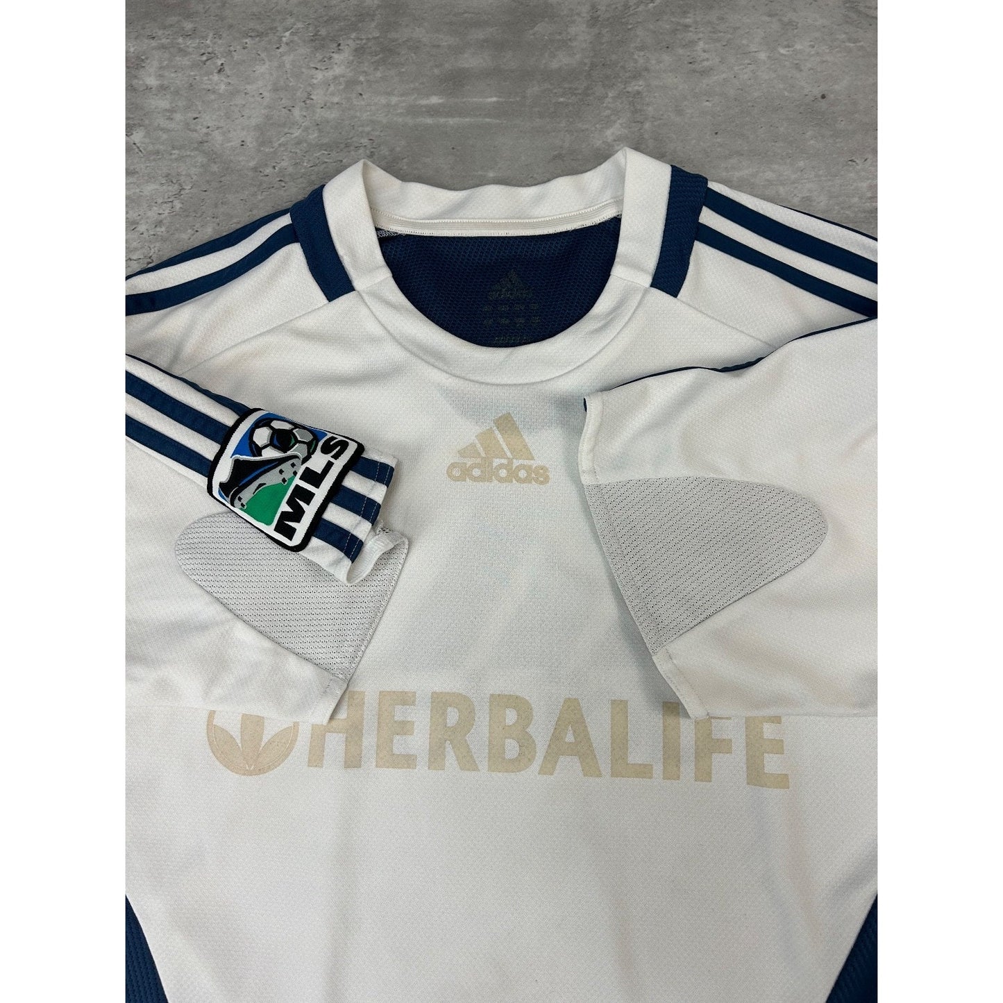 Vintage David Beckham #23 LA Galaxy MLS Retro Adidas Soccer Jersey Size Large