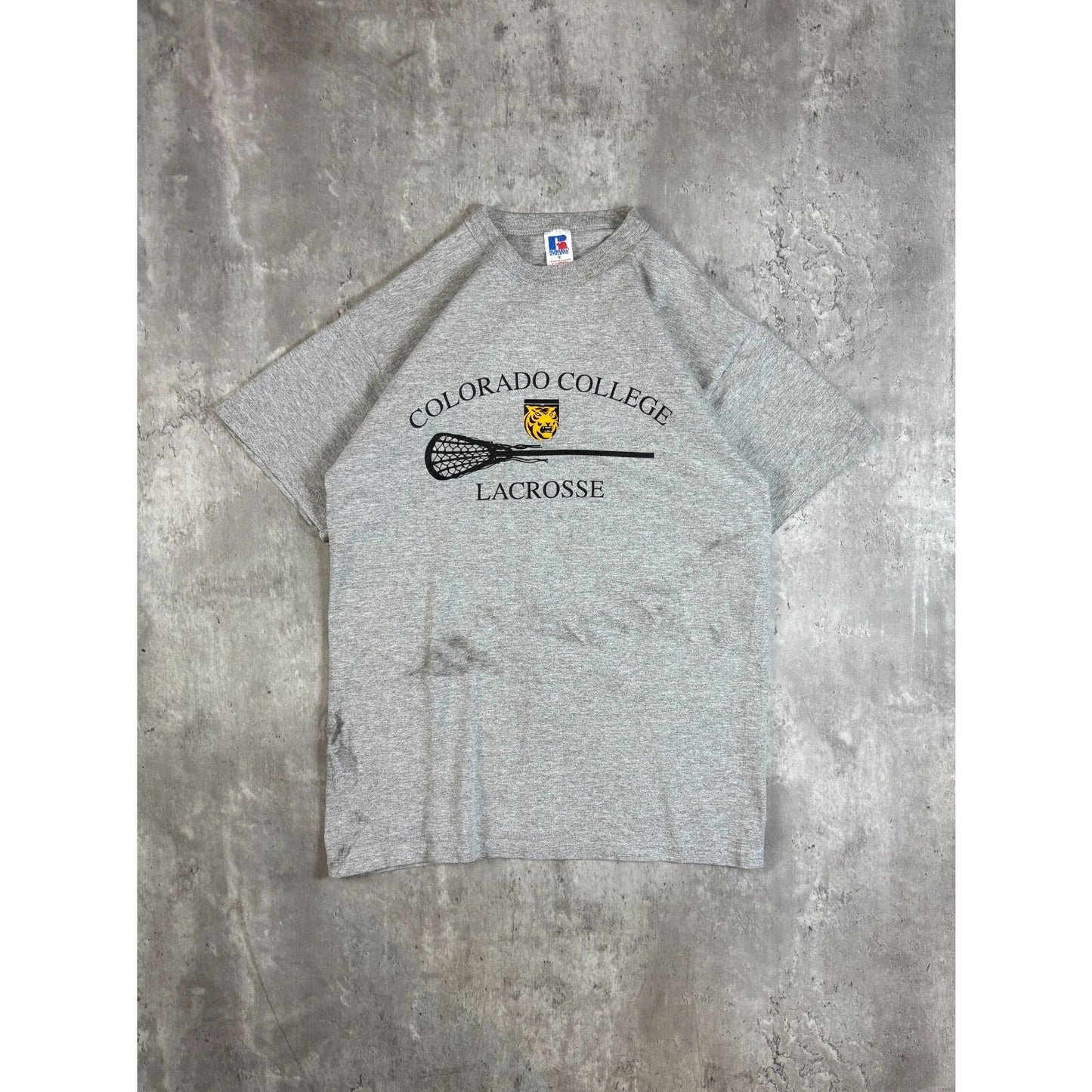 Vintage 1980s Colorado College NCAA Lacrosse Collegiate T-Shirt Size Small