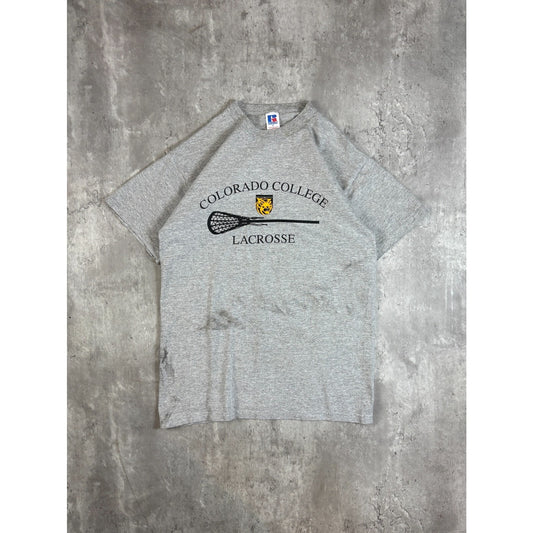 Vintage 1980s Colorado College NCAA Lacrosse Collegiate T-Shirt Size Small