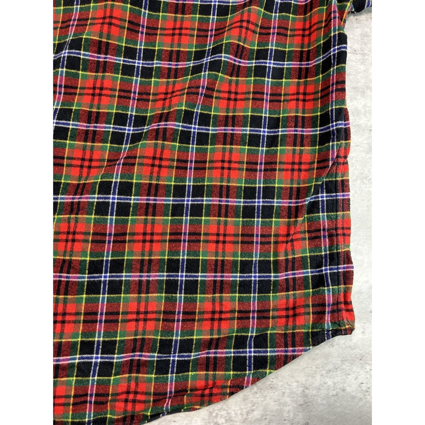 Vintage Polo Ralph Lauren Plaid Print Long Sleeve Button Up Shirt Size XL