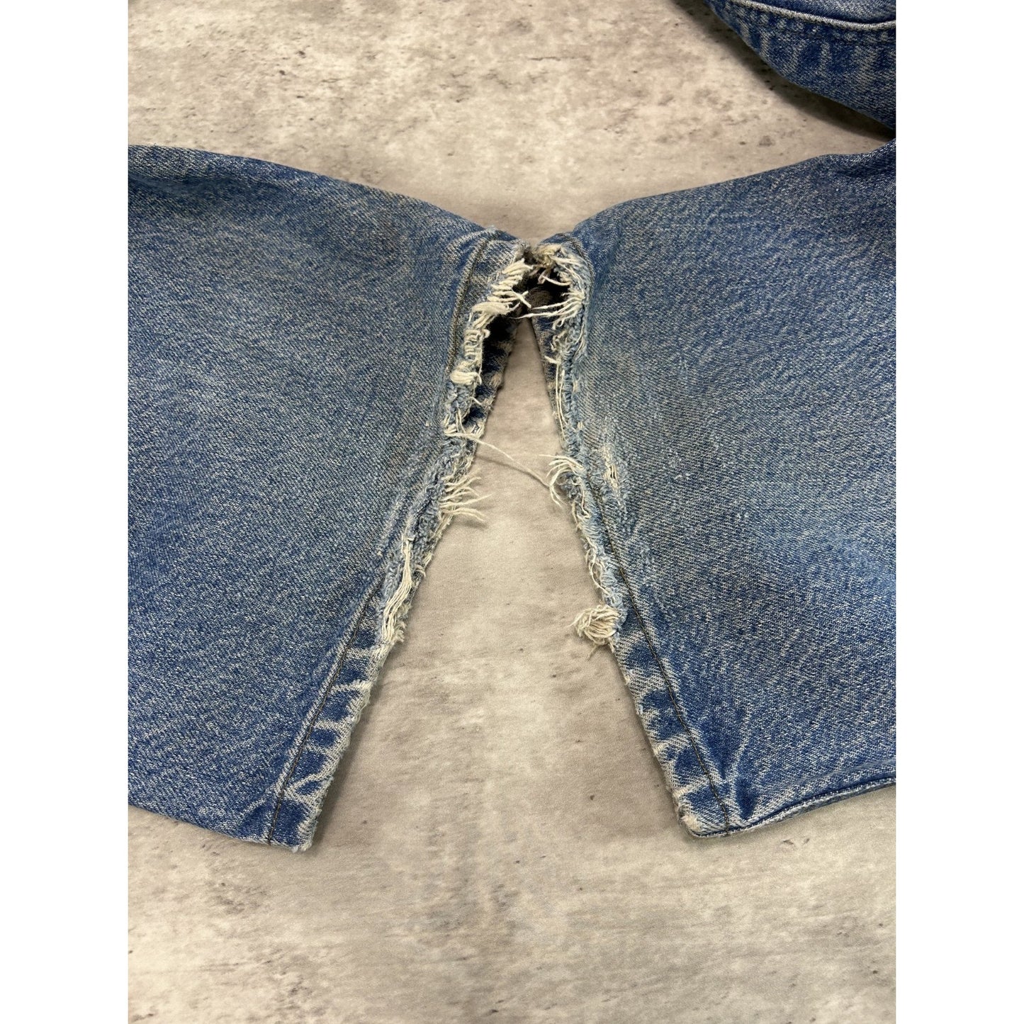 Vintage Carhartt Light Wash Denim Double Knee Carpenter Pants Size 40 Blue