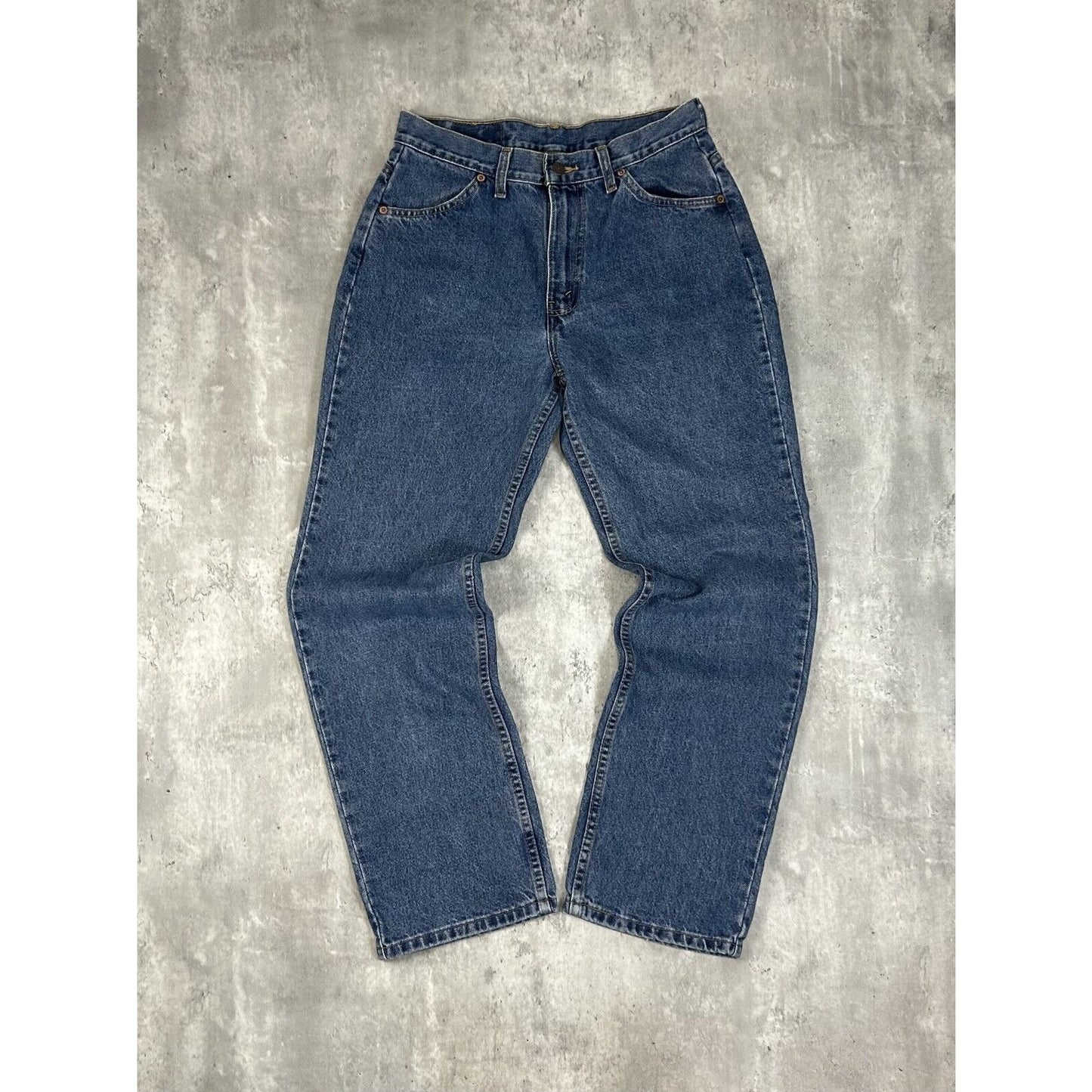Vintage 80s Levis Orange Tab Dark Wash Denim Pants Size 30 Blue