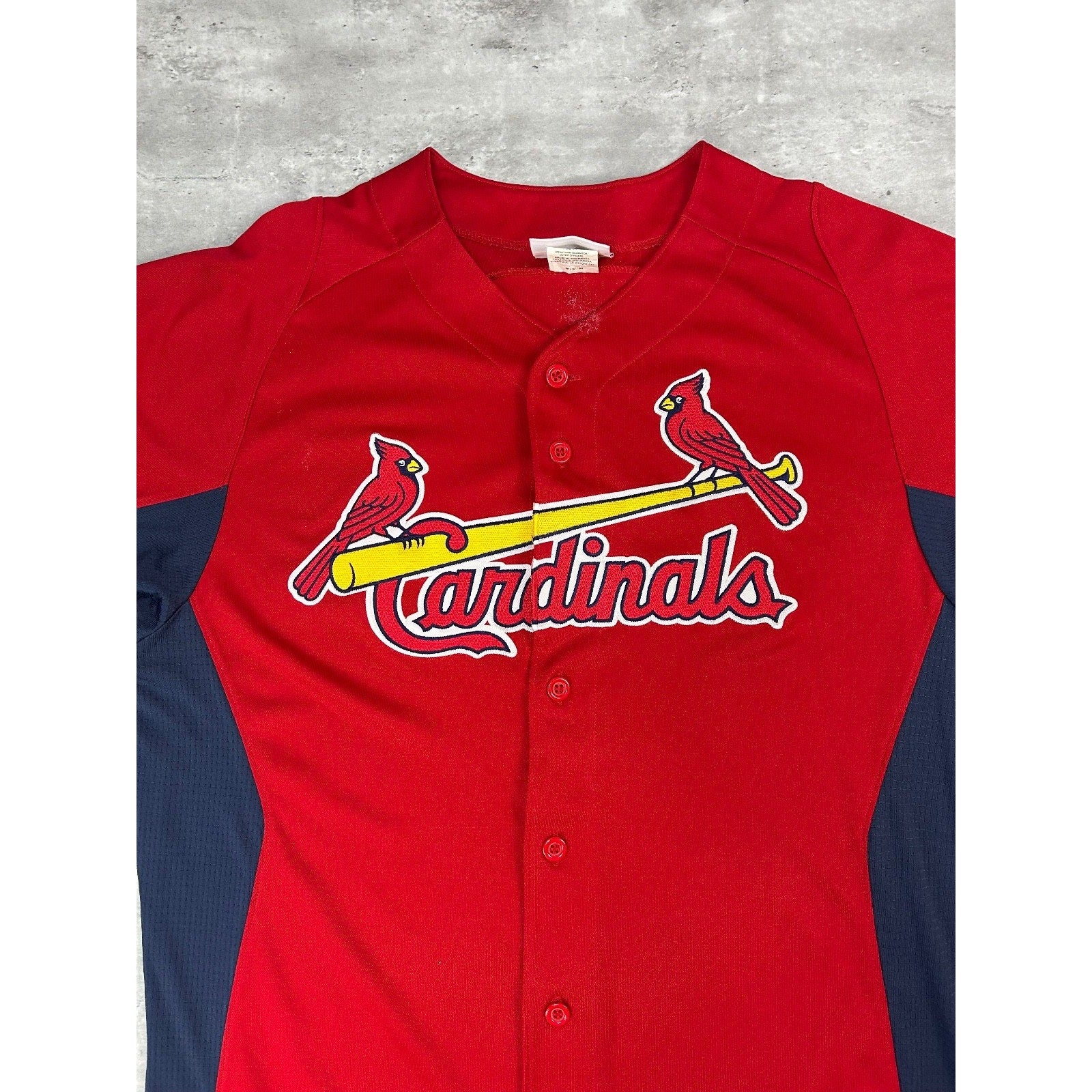 Vintage St Louis Cardinals MLB Stitched Baseball Jersey Size Medium Red