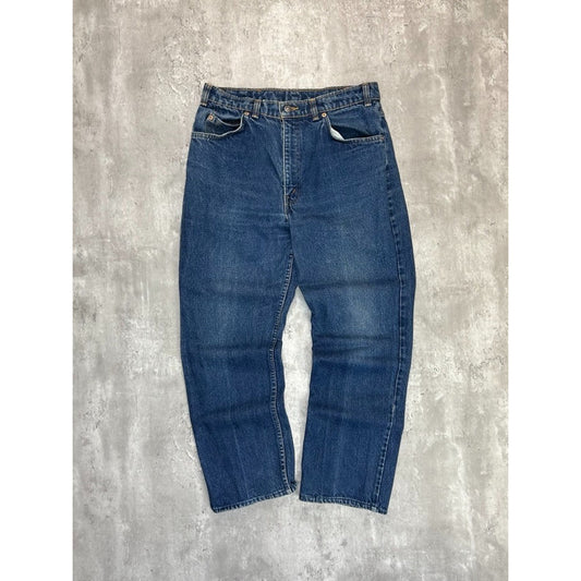 Vintage 80s/90s Levis 619 Orange Tab Dark Wash Denim Pants Size 31