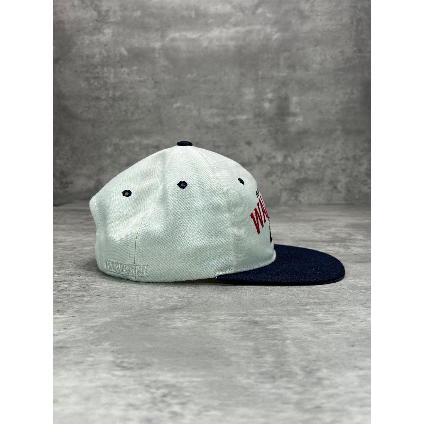 Vintage 90s Rusty Wallace #2 Embroidered Spellout Nascar Snapback Hat OSFA