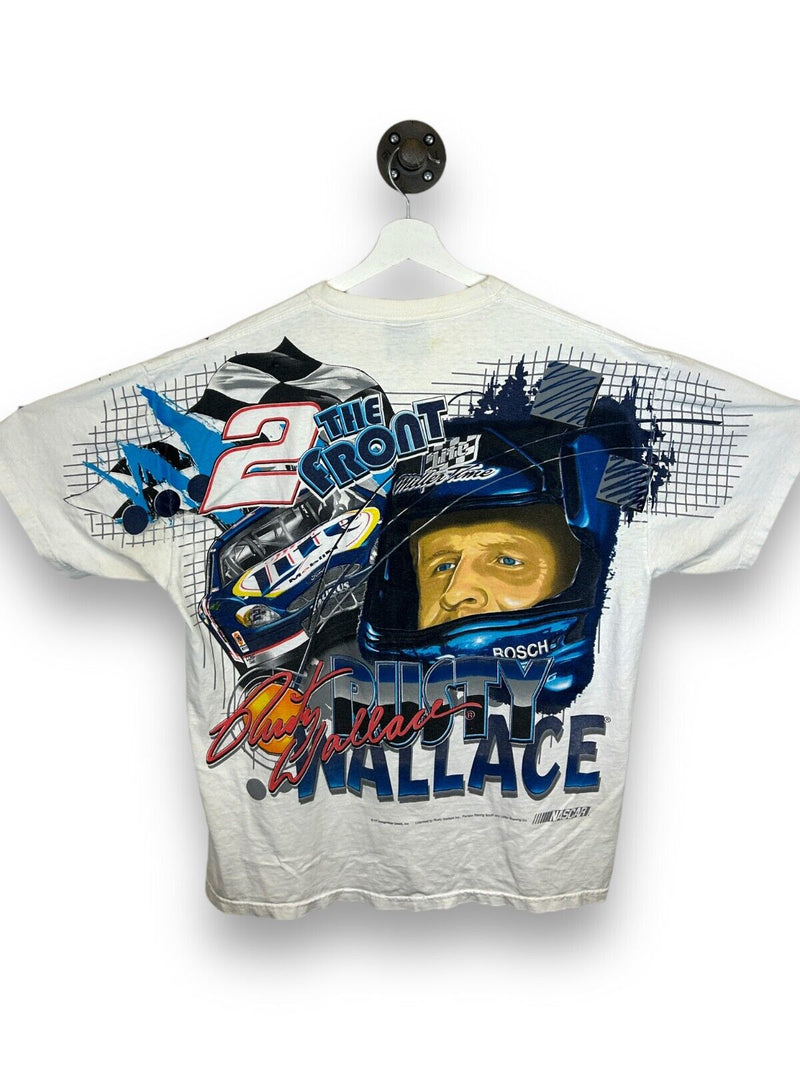 Vintage Rusty Wallace Target 2 Victory Nascar All Over Print T-Shirt Size Large