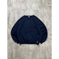 Vintage 90s Russell Athletics Navy Blue Blank Crewneck Sweatshirt Size XL