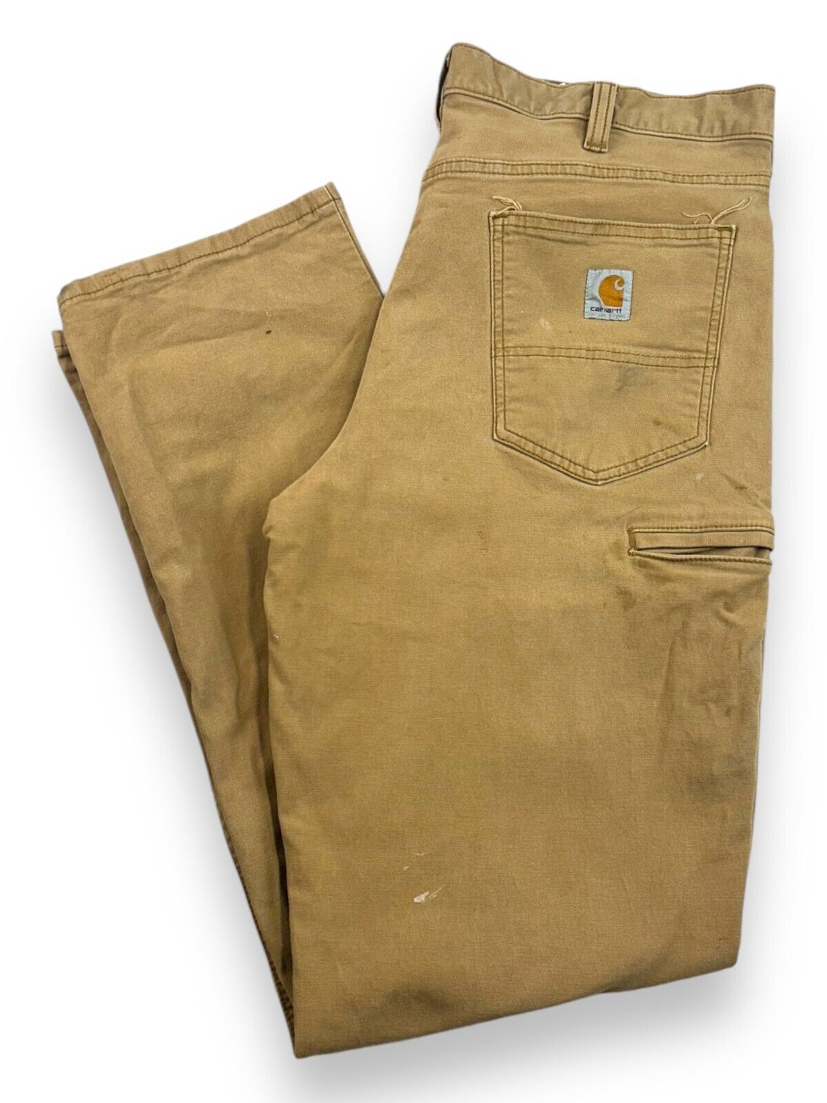 Carhartt Relaxed Fit Canvas Workwear Carpenter Pants Size 31 Brown