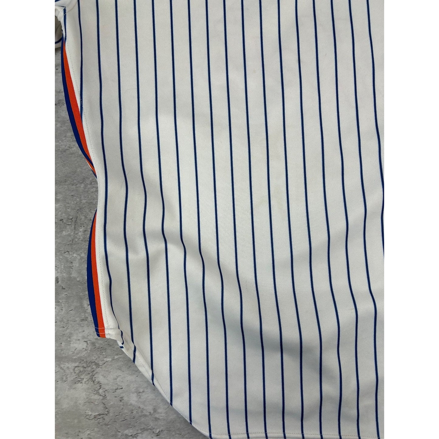 Vintage 90s New York Mets MLB Stitched Rawlings Pinstripe Baseball Jersey Sz XL