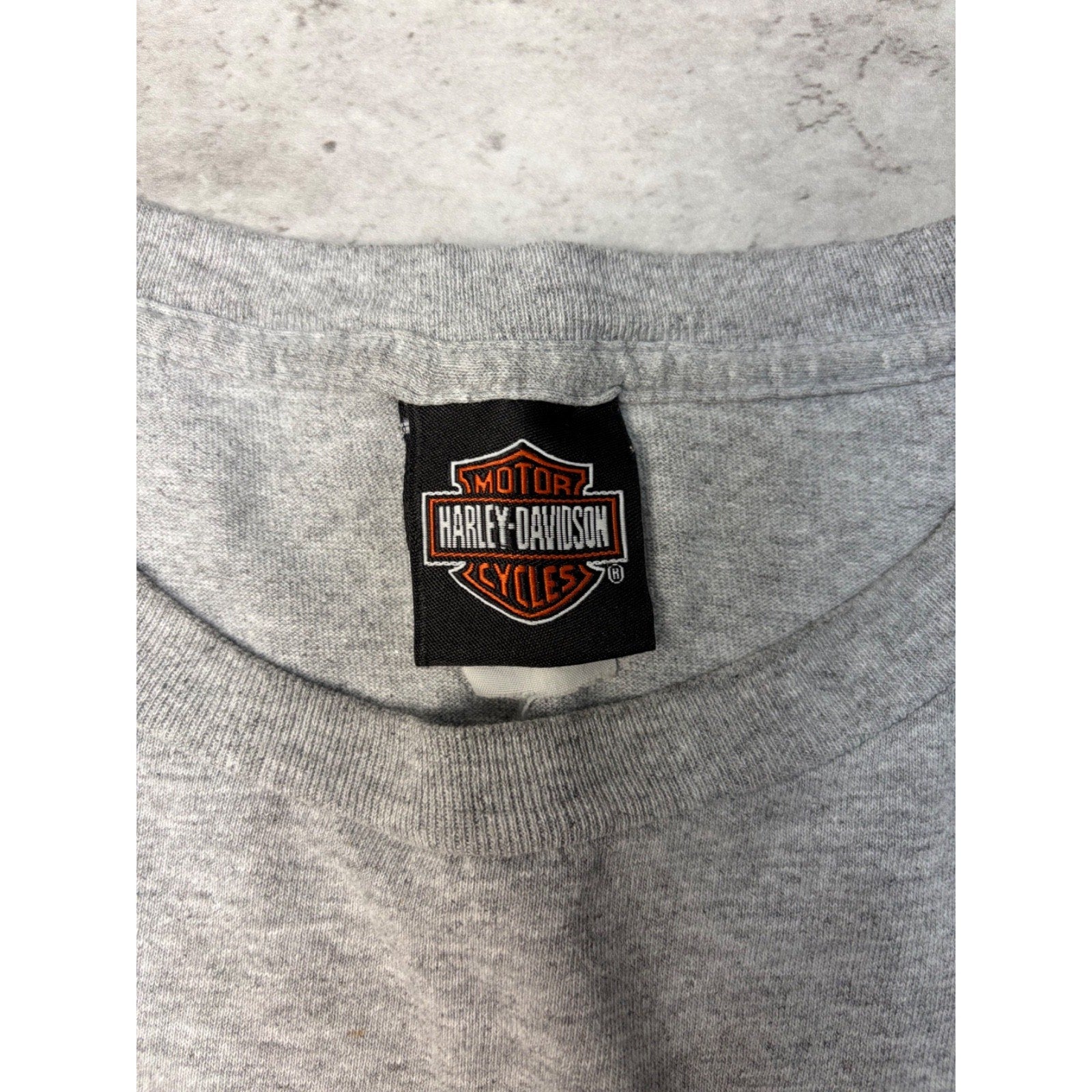 Vintage Harley Davidson Graphic Spellout Logo T-Shirt Size XL